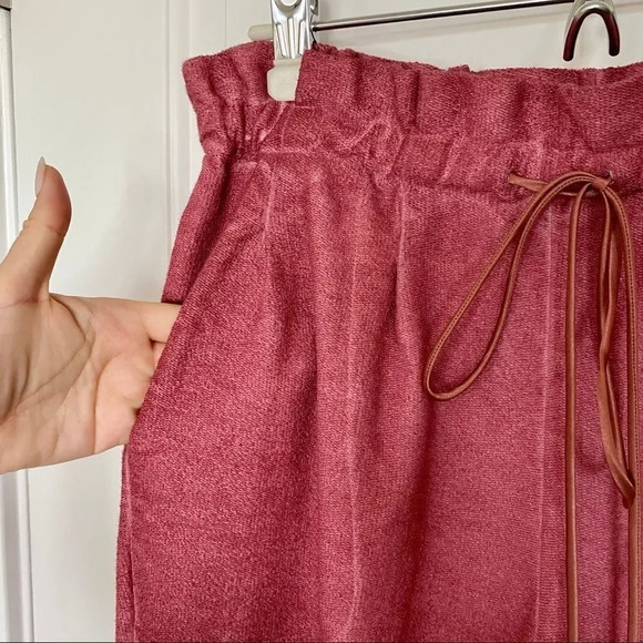 Like New Something Navy Meghan Pink Reversed Jersey Joggers - Picture 7 of 12